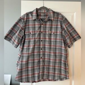 Carhartt Men's Casual Plaid Button-Down Shirt